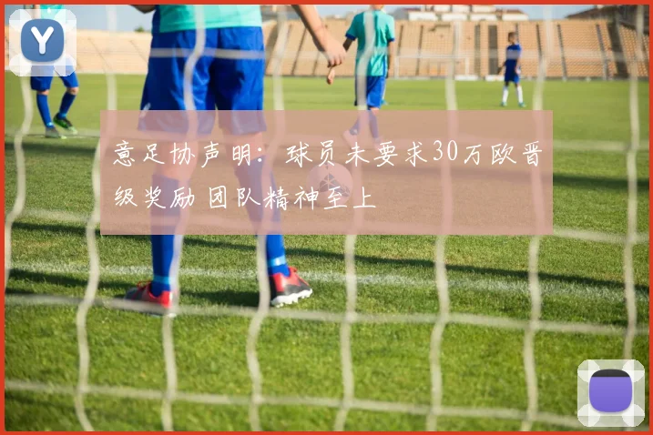 意足协声明：球员未要求30万欧晋级奖励 团队精神至上